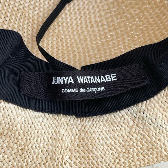 Rare Junya Watanabe Straw Cloche Hat Comme Des Garçons S/S 2011 - Picture 3 of 10